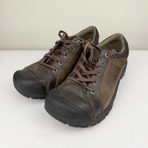 Men Keen Austin Casual Leather Oxford Shoe Hiking Sneaker Size 11 **READ**